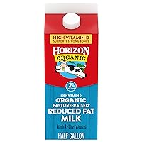 Horizon Organic 2% Reduced Fat Milk, High Vitamin D, Half Gallon