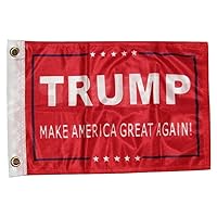 12x18 President Trump Make America Great Red 2ply Double Sided 12