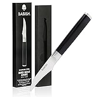 Babish High-Carbon 1.4116 German Steel Cutlery, Birds Beak Peeling, Paring, Tourne Kitchen Knife