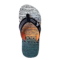New Boys' Beach Sandal TRIBAL Tattoo | Geometric Bali Flip-Flop Sandals