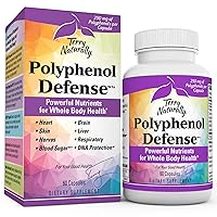 Terry Naturally Polyphenol Defense - 60 Capsules - Powerful Nutrients for Whole Body Health - Non-GMO - 60 Servings