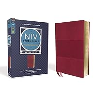 NIV Study Bible, Fully Revised Edition (Study Deeply. Believe Wholeheartedly.), Large Print, Leathersoft, Burgundy, Red Letter, Comfort Print NIV Study Bible, Fully Revised Edition (Study Deeply. Believe Wholeheartedly.), Large Print, Leathersoft, Burgundy, Red Letter, Comfort Print Imitation Leather