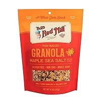 Bob’s Red Mill Maple Sea Salt Homestyle Granola, 11 Ounce Bag (Pack of 1), Certified Gluten Free, Non-GMO, Whole Grain