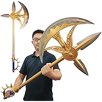 The Knight Metal Pride Sin Escanor Cosplay Rhitta Axe Full Size Real Weapon Props