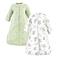 Hudson Baby Unisex Baby Cotton Wearable Sleeping Bag, Sack, Blanket, Cuddly Koala Long Sleeve, 3-9 Months