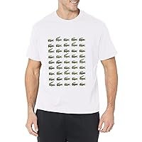 Lacoste Mens Relaxed Fit Iconic Print T-Shirt
