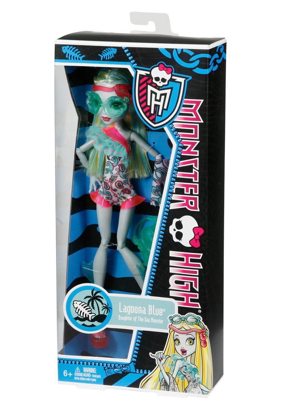 Mattel Monster High Beach Beasties Lagoona Blue Doll