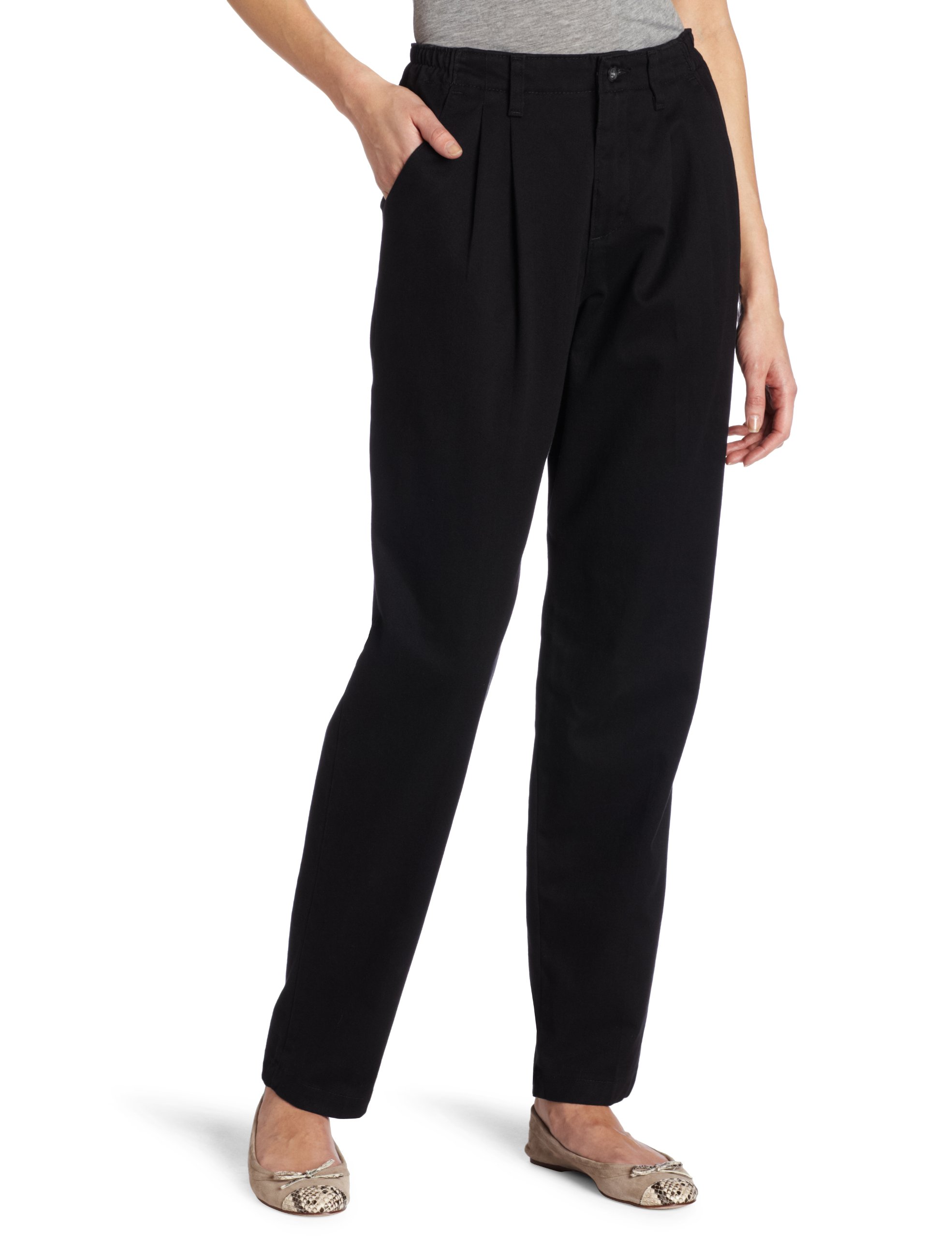Lee Women's Relaxed-Fit Pleated Pant