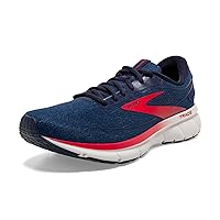 Brooks Men’s Trace 2 Neutral Running Shoe - Peacoat/Grey/Red - 8.5 Medium