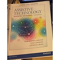 Assistive Technology: Access for all Students, Pearson eText with Loose-Leaf Version -- Access Card Package Assistive Technology: Access for all Students, Pearson eText with Loose-Leaf Version -- Access Card Package Loose Leaf eTextbook Printed Access Code