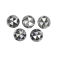 Natural Loose Round Rose Cut Diamond, Salt And Pepper Round Diamond, Natural Loose Diamond, Rose Cut Diamond, 1.05 CT Round Shape KR2649