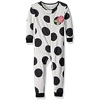 Baby Girls' Stretchie One Piece Sleepwear, Footless, Zipper