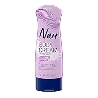 Nair Hair Removal Body Cream with Softening Baby Oil, Leg and Body Hair Remover, 3 Pack