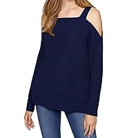 Sanctuary Clothing Womens Amelie Cold Shoulder Pullover Sweater