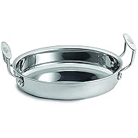 TableCraft Products CW2040 Tri-Ply Mini Oval Casserole with Handles 9