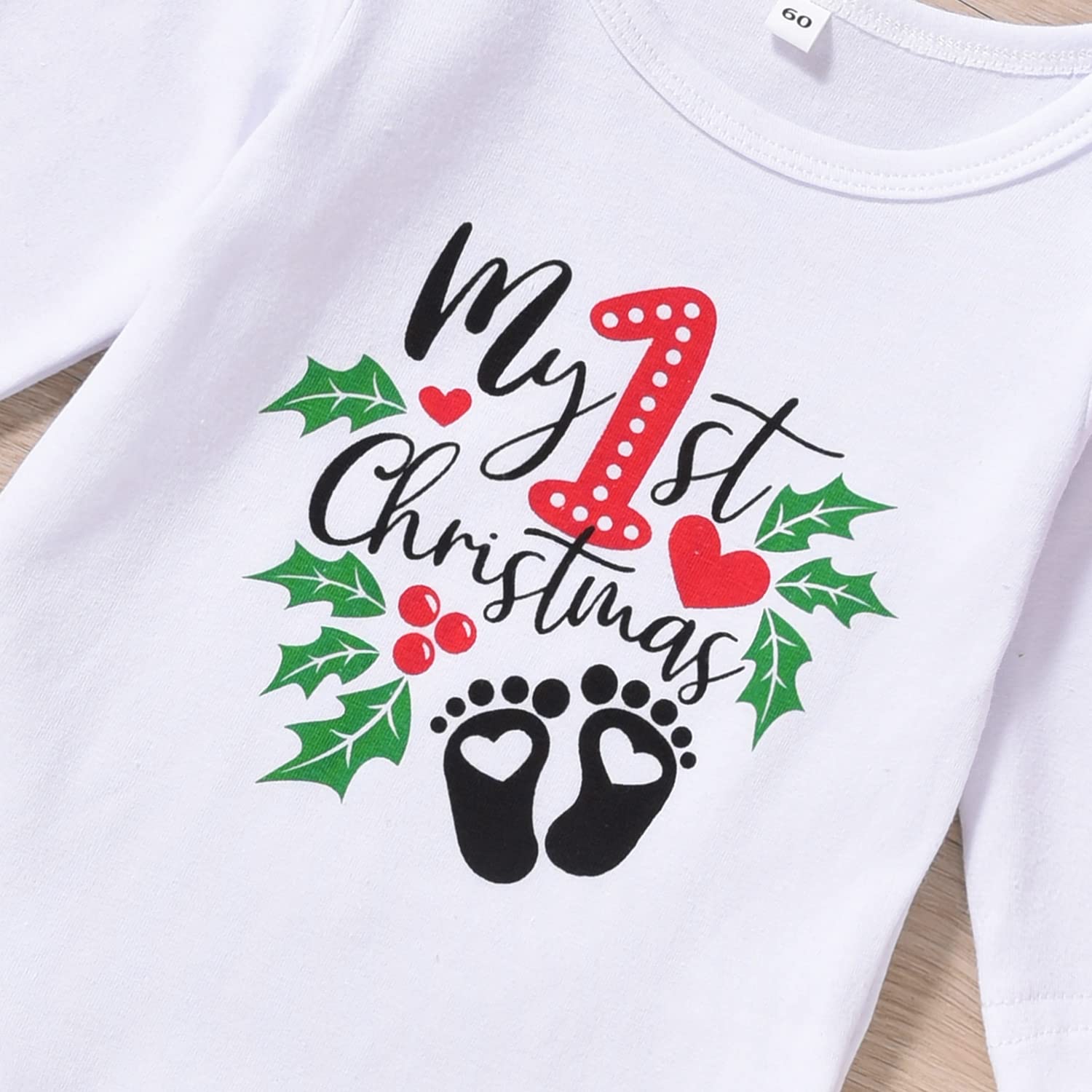 Aalizzwell Newborn Infant Baby Boys Christmas Outfit