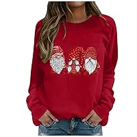 SNKSDGM Women Christmas Tree Print Long Sleeve Raglan Baseball Christmas Sweatshirt Crewneck Xmas Pullovers Top Graphic Tees
