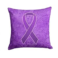 AN1207PW1414 Pancreatic, Leiomyosarcoma Cancer Awareness Pillow, Large, Multicolor