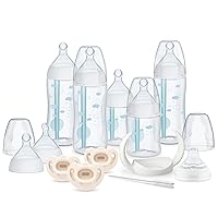 NUK Smooth Flow Pro Anti Colic Baby Bottle, Pacifier & Cup Newborn Gift Set