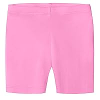 City Threads Girls' 100% Cotton Bike Shorts for Sports, School Uniform, or Under Skirts Made in USA