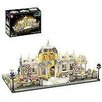 Oichy Garden Square Building Kit, Collectible Display Toy Building Set Flower House Model Set for Teens and Adults 2397PCS