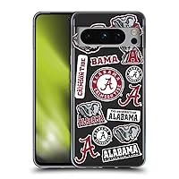 Officially Licensed University of Alabama UA Collage 2 Soft Gel Case Compatible with Google Pixel 8 Pro