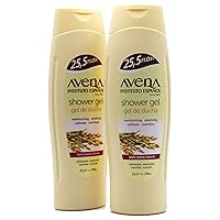 Avena Instituto Español Shower Gel, Moisturizing and Softeness, Elasticity and Nutrition, 100% Natural Oat, 2-Pack of 25.5 FL Oz each, 2 Bottles
