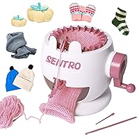 SENTRO Knitting Machine, 22 Needles Knitting Loom Machines Kit for Sock/Hat/Pumpkin