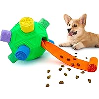 Dog Snuffle Ball Toy Interactive Dog Puzzle Ball, Encourage Natural Foraging Skills Slow Feeder Training Sniff Toy for Large Medium Small Dogs (Green)