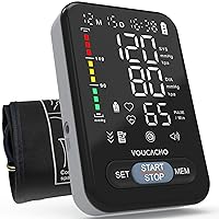 Newest Blood Pressure Monitors for Home Use Extra Large Cuff，Backlit Screen Automatic Digital Blood Pressure Machine with USB Cable - 200 Sets Memory