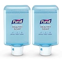 Healthy SOAP with Clean Release Technology Foam, Light Fragrance, 1200 mL Refill for PURELL ES10 Automatic Soap Dispenser (Pack of 2) - 8371-02