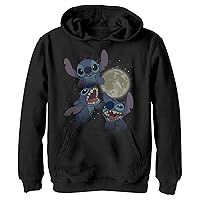 Disney Kids' Three Stitch Moon Hoodie