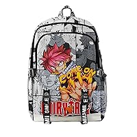 Anime Fairy Tail Backpack Natsu Dragneel Laptop School Bag Bookbag 9