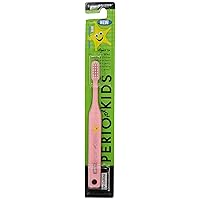 Dr. Collins Perio Toothbrush for Kids, Pink, 12 Count