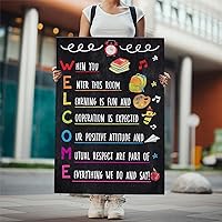 Welcome Back to School Welcome to Our Class Framed Poster, When You Enter This Room Poster, Classroom Decor, Welcome Classroom Poster - Full Size 11