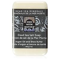 Only Natural One with Nature Dead Sea Mineral Dead Sea Salt Soap, 7 Ounce