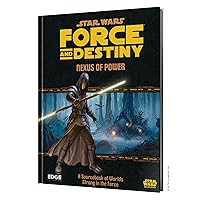 Star Wars Force and Destiny Game Nexus of Power SOURCEBOOK Roleplaying Game Strategy Game for Adults and Kids Ages 10+ 2-8 Players Average Playtime 1 Hour Made by EDGE Studio