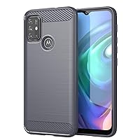 for Moto G30 Case, Moto G10 Case,TPU Shock Absorption Technology Raised Bezel Protective for Motorola Moto G30 /G10 Phone case (Gray)