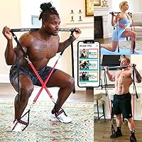 Redge Fit™ Complete Portable Full Body Home Gym Park Workout Set I Best Gift for Christmas I Resistance Bands for Beginners to Elite Athletes I Train Insane (with Free app)