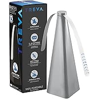 Treva Chemical Free Bug Fan Fly Repellent/Deterrent with Holographic Blades to Clear Bugs, Mosquitoes, and Flies, Battery Powered Fly Fan