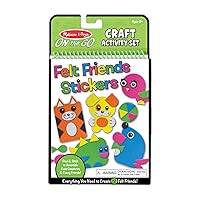 On the Go Felt Friends Craft Activity Set With 188 Felt Stickers - FSC Certified