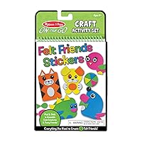 Melissa & Doug On the Go Felt Friends Craft Activity Set With 188 Felt Stickers - FSC Certified