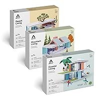 Arckit Coastal Living & Mountain Living & Desert Living Model House Bundle | Building Blocks Kit Miniature House Bundle | STEM Educational Toy Model Building Gift for Adults & Kids