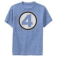 Marvel Fantastic Four Classic Costume Boys Short Sleeve Tee Shirt