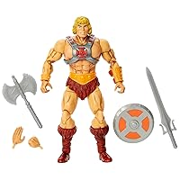 Masters of the Universe Masterverse He-Man Action Figure, 40th Anniversary Figure with Accessories, Motu Character Toy Collectible ​​​