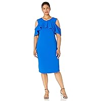 Rachel Rachel Roy Women's Plus-Size Jolie Dress, Silk Blue, 18W