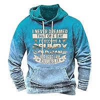 Pull Over Men's Hoodie Men 2023 Big And Tall Long Sleeve Sweatshirt Midweight Graphic Hoodies With Kanga Pockets