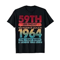 Vintage 1964 59 Year Old Gifts Limited Edition 59th Birthday T-Shirt