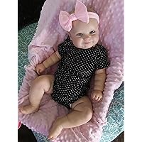 TERABITHIA 20 Inches 50CM Lifelike Reborn Baby Doll with Weighted Body Realistic Newborn Girl Dolls That Look Real and Look Real
