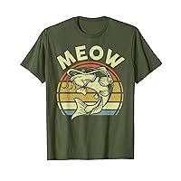 Mens Catfish-Shirt Meow Fishing Dad Grandpa Gift Funny Catfishing T-Shirt